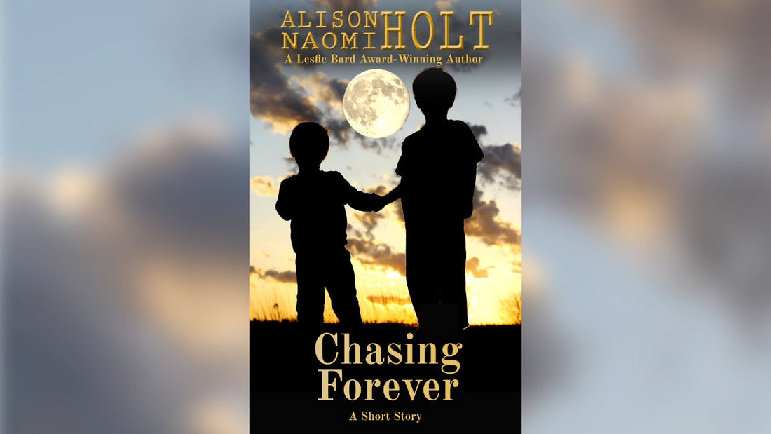 silhouette of 2 boys with a yellow moonrise in the background