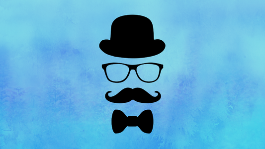 bowler hat mustache